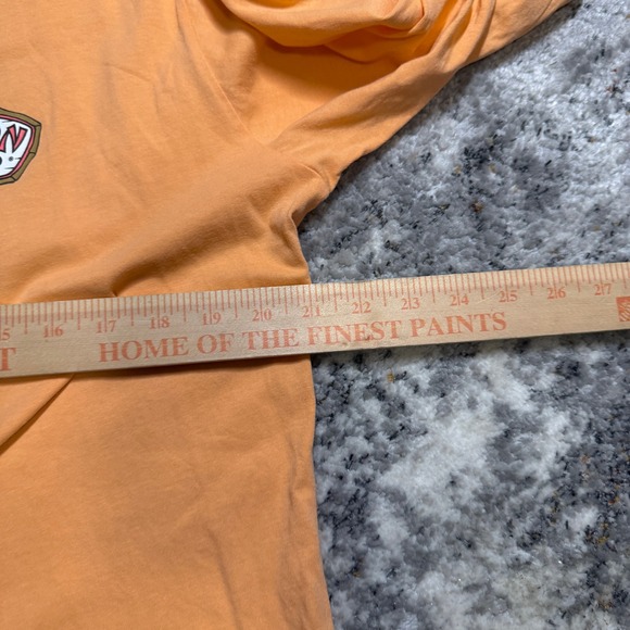 Billabong Ron Jon Surf Shop Long Sleeve Graphic T-Shirt Mens XL Orange Peach - Picture 4 of 5